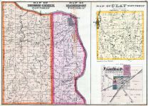 Brush Creek Township, Harrison Township, Clay Township, Frazeysburgh, Muskingum County 1875